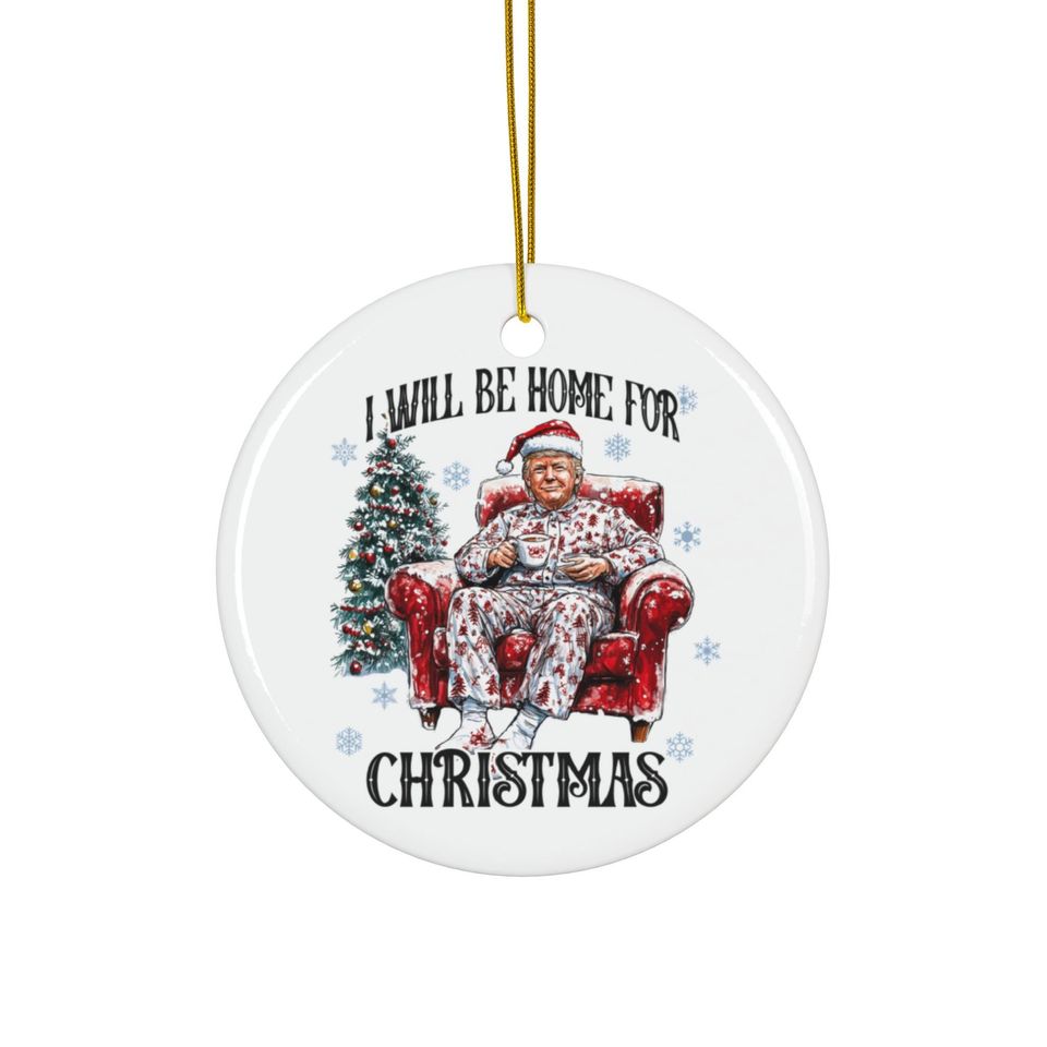 Donald Trump Ceramic Ornament -Christmas Ornament