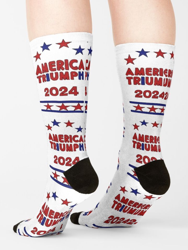 Trump 2024 Triumph  Socks