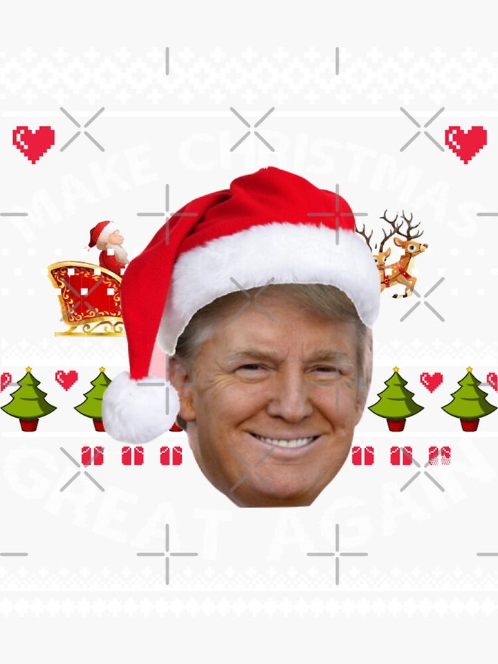 Make Christmas Great Again Sticker