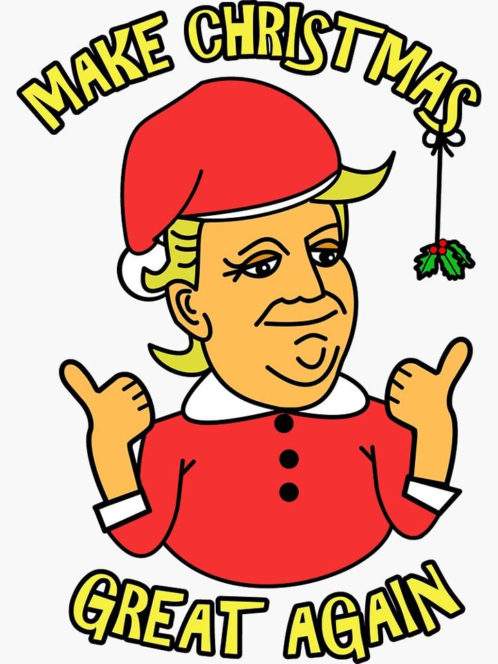 Make Christmas Great Again  Sticker