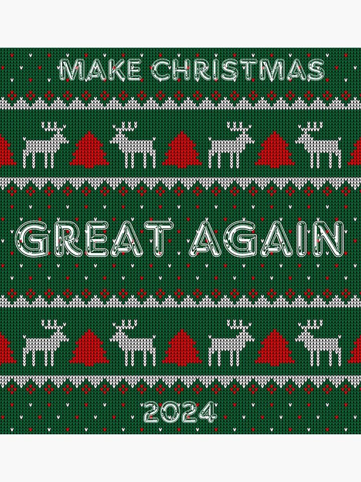 Make Christmas Great Again Sticker