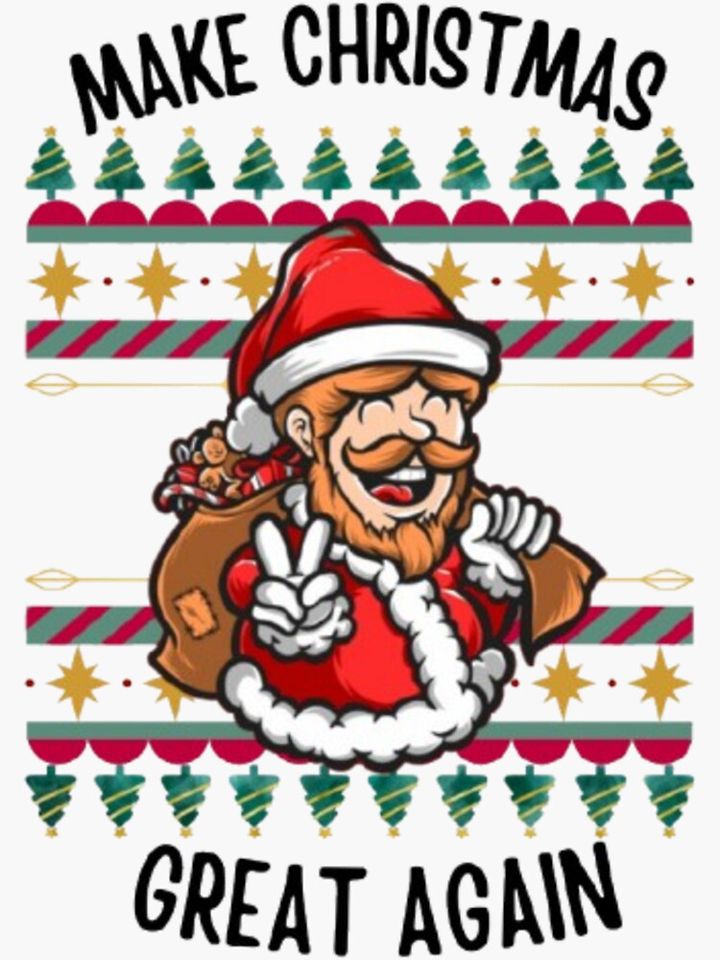 Make Christmas Great Again Sticker