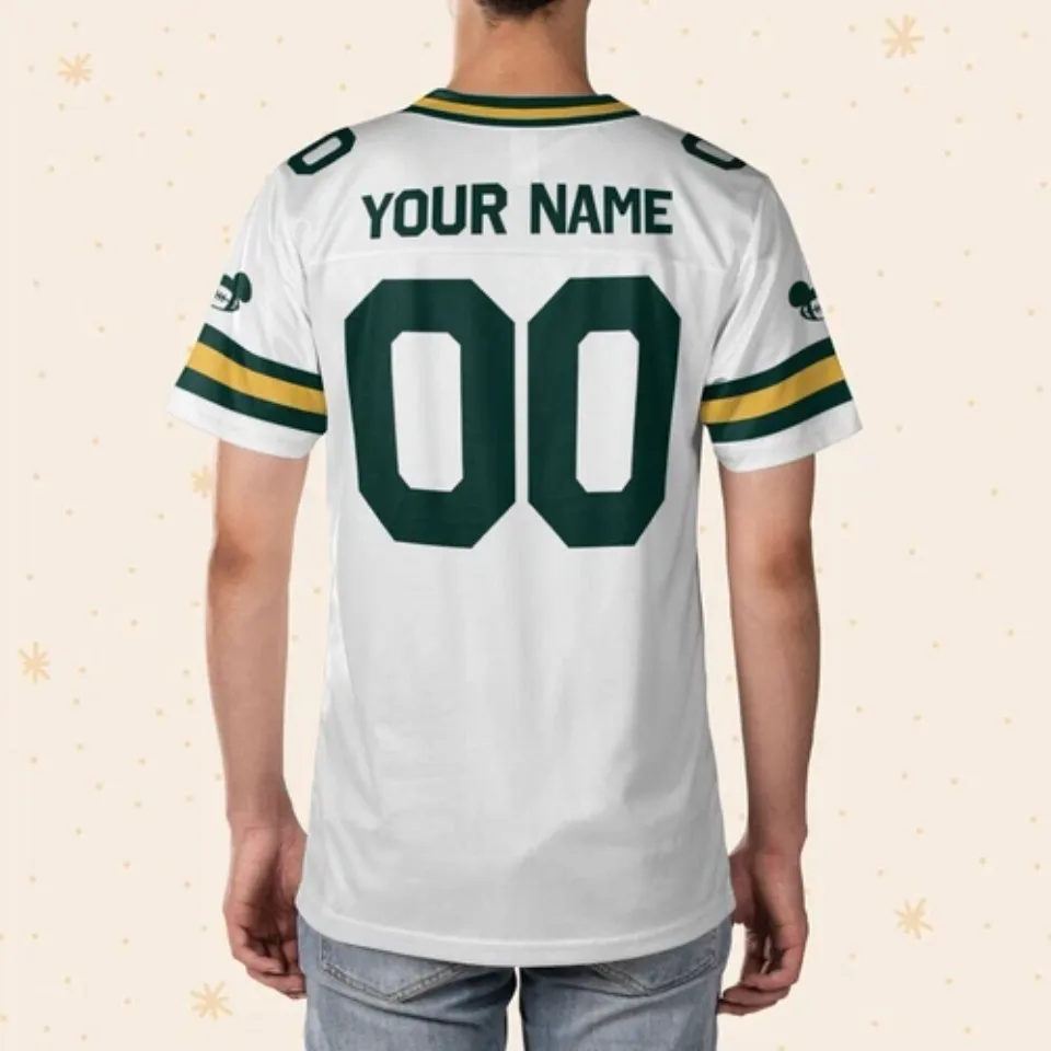 Custom Disney Mickey Awesome Star Sport White Football