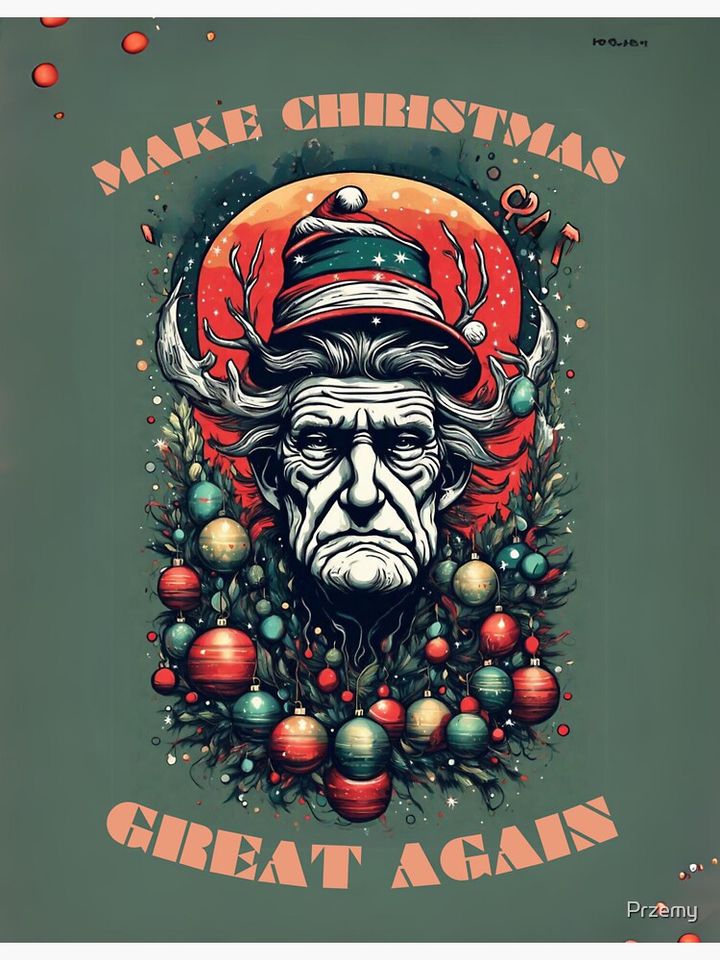 Make Christmas great again Sticker