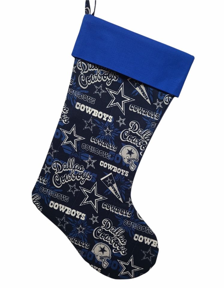 Dallas Cowboys Quilted Christmas Stocking
