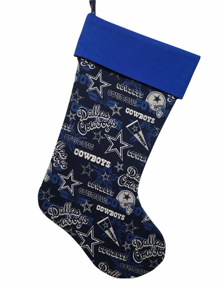 Dallas Cowboys Quilted Christmas Stocking