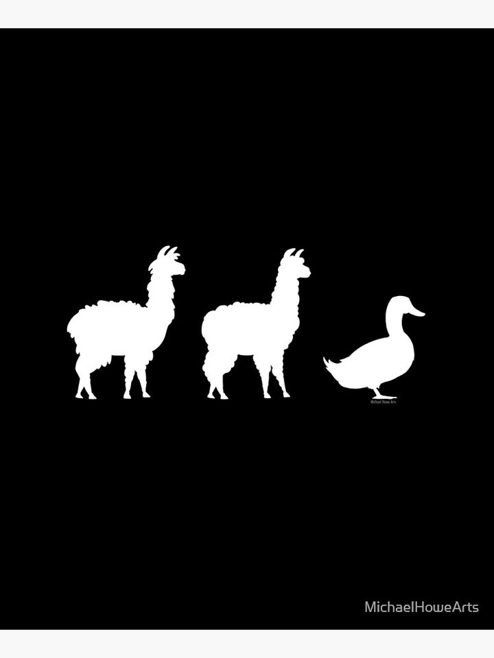 Llama Llama Duck Walking Design Apron