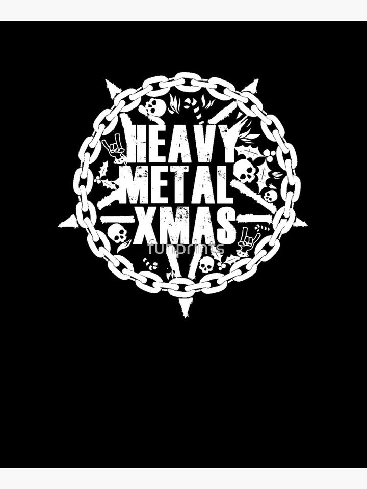Heavy Metal Xmas Apron