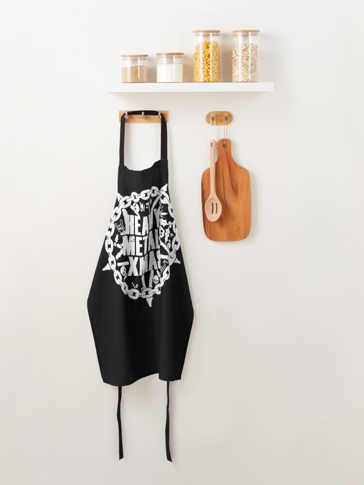 Heavy Metal Xmas Apron