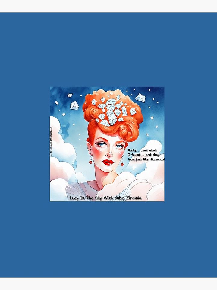I Love Lucy In The Sky With Zirconia Apron