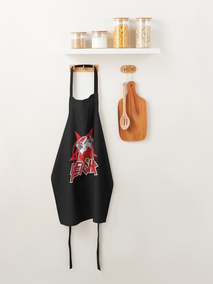 Heavy Metal Christmas Sleigher Hail Classic Apron