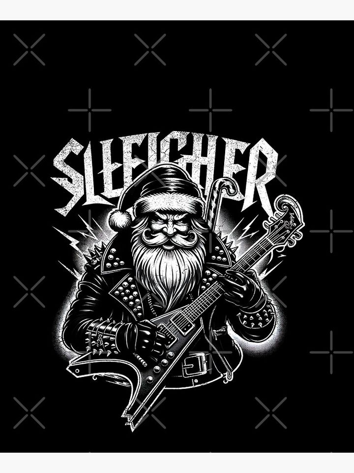 sleigher santa claus metal christmas Apron