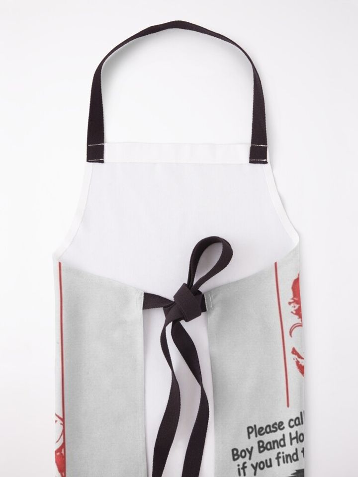 One Direction Red 'Missing' Poster Apron