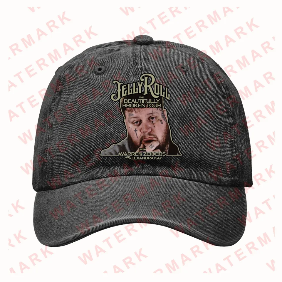 Hats JELLY ROLL THE BEAUTIFULLY BROKEN TOUR 2024 Caps