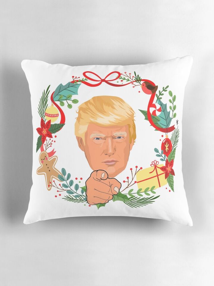 Make Christmas Great Again Donald Trump Pillow