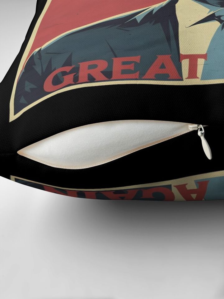 Make Christmas Great Again Donald Trump Funny  Pillow