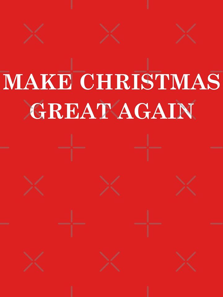 Make Christmas Great Again. Text Based Typography Design Classic T-Shirt