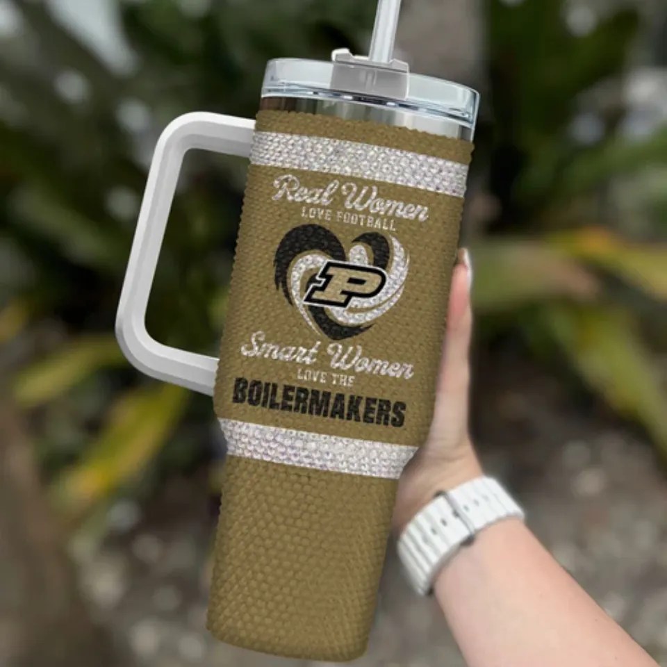 Purdue Boilermakers - 40oz Bling Tumbler