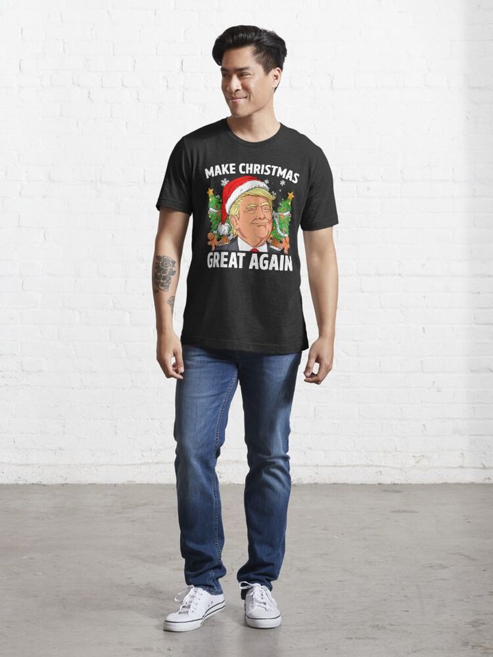Trump Make Christmas Great Again Ugly Christmas Sweaters Essential T-Shirt
