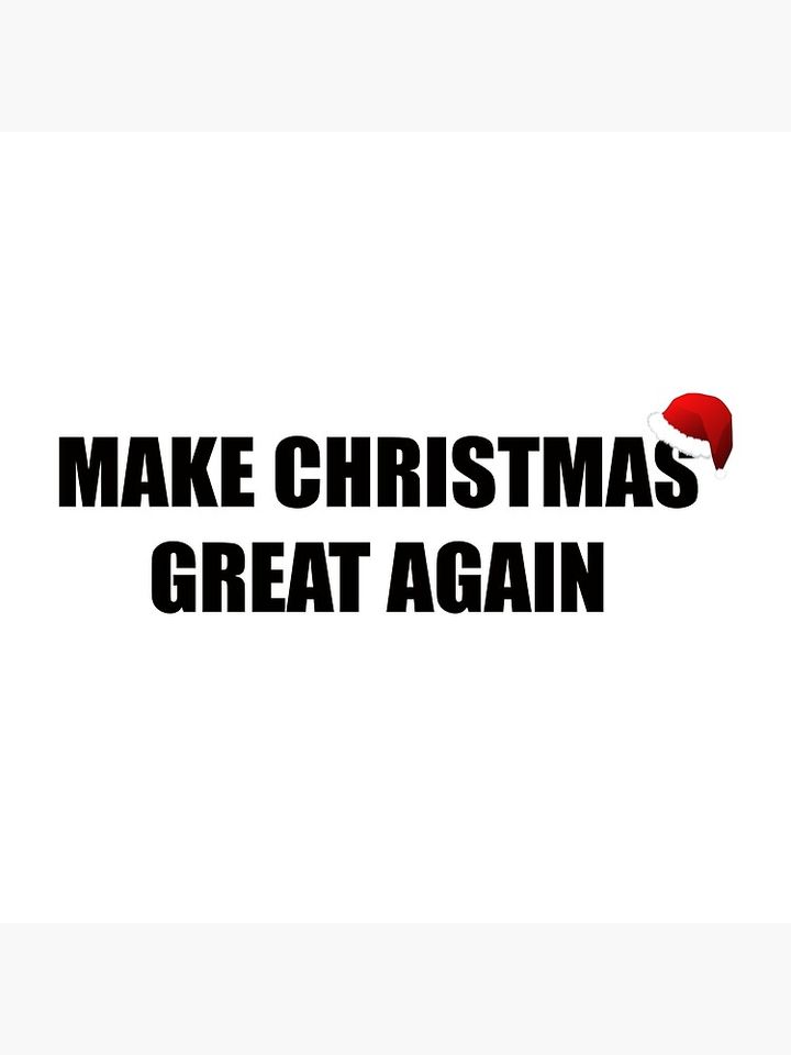 make christmas great again Pillow