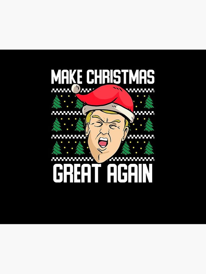 Make Christmas Great again Throw Blanket