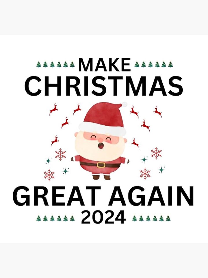 Make Christmas Great Again Pillow
