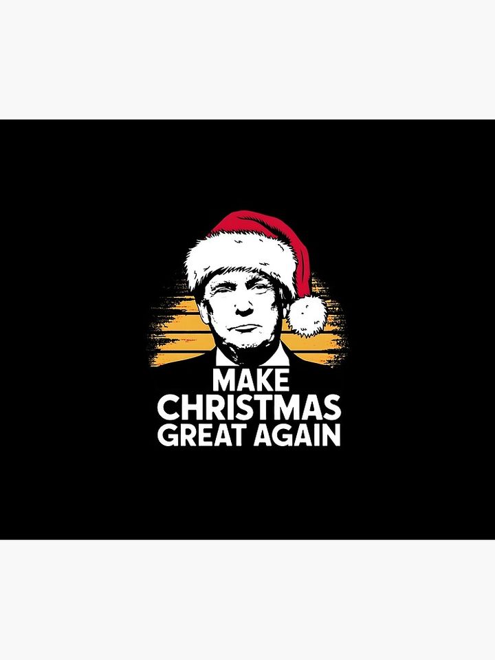 Make Christmas Great Again Donald Trump Throw Blanket