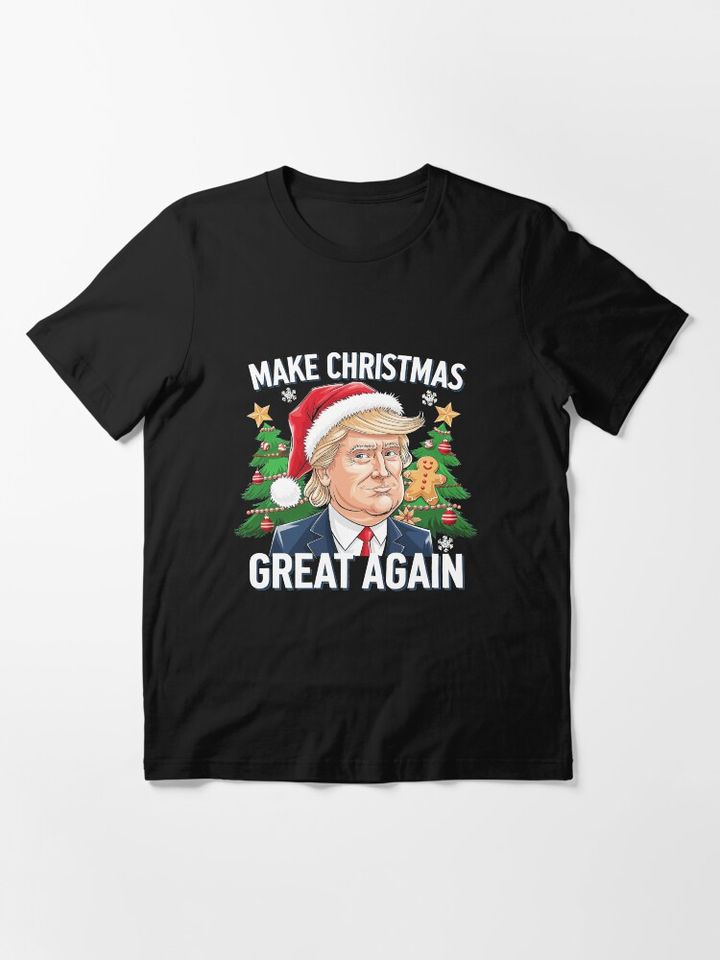 Funny Trump 2024 Make Christmas Great Again Gift  Essential T-Shirt