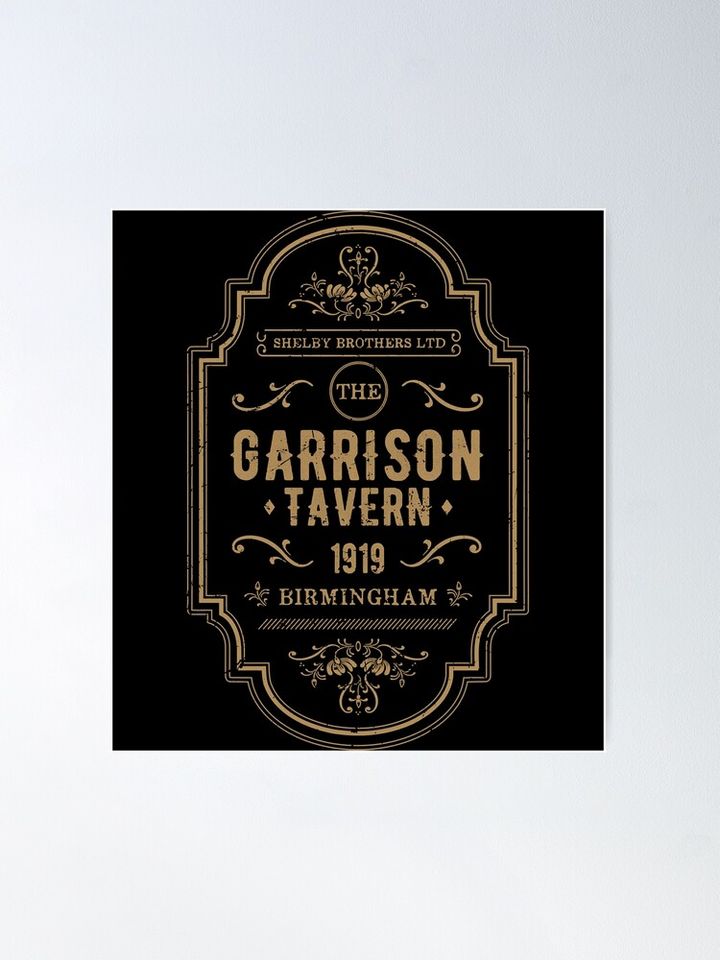 Funny Men Peaky Blinders Christmas Poster