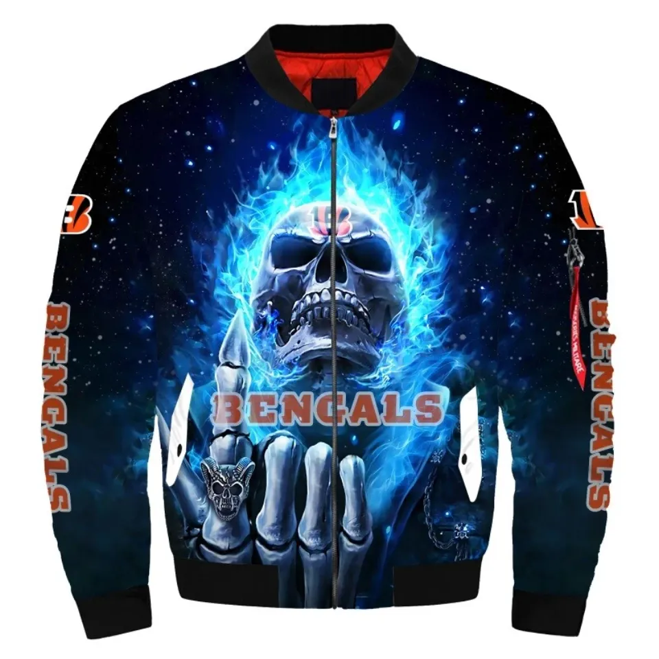 Cincinnati Bengals Men's Flight Bomber Jacket