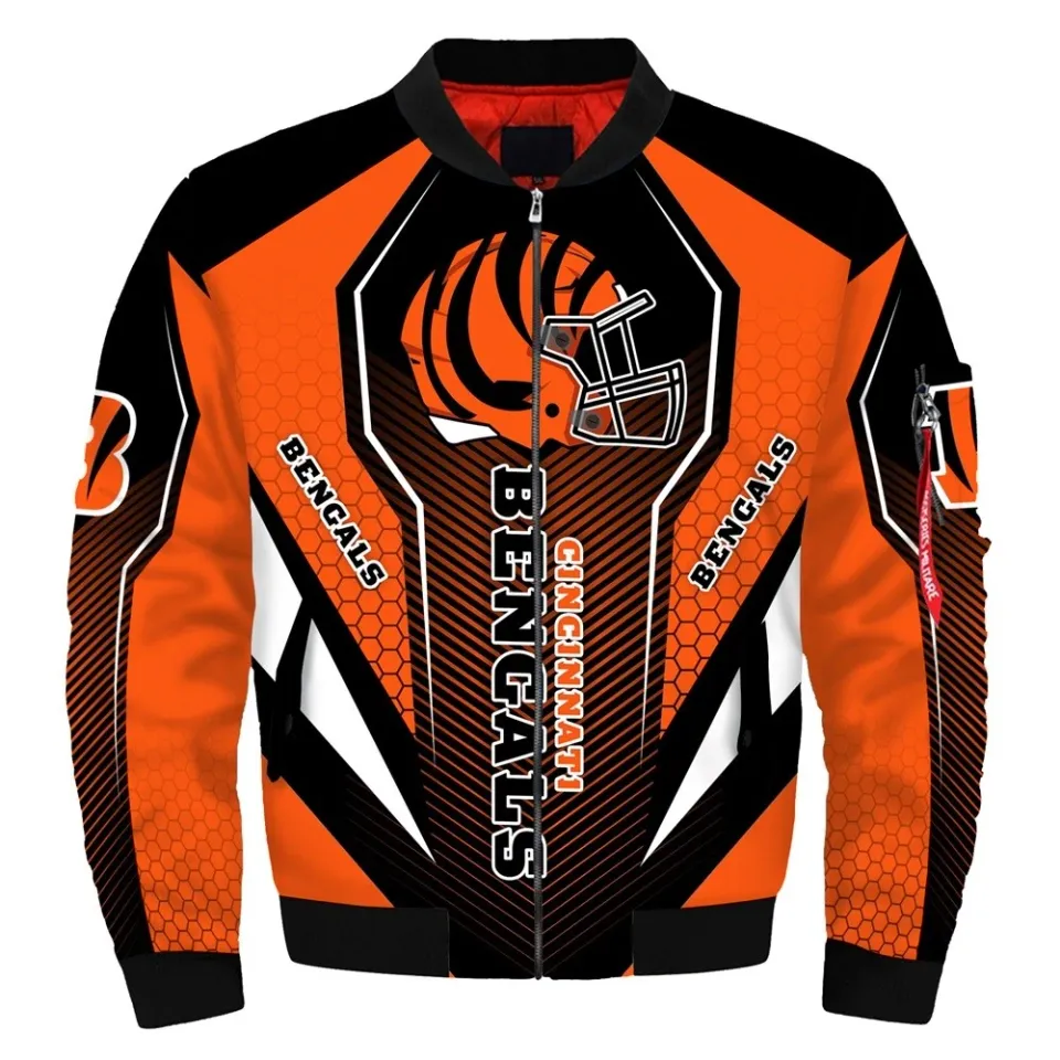 Cincinnati Bengals Men's Flight Bomber Jacket
