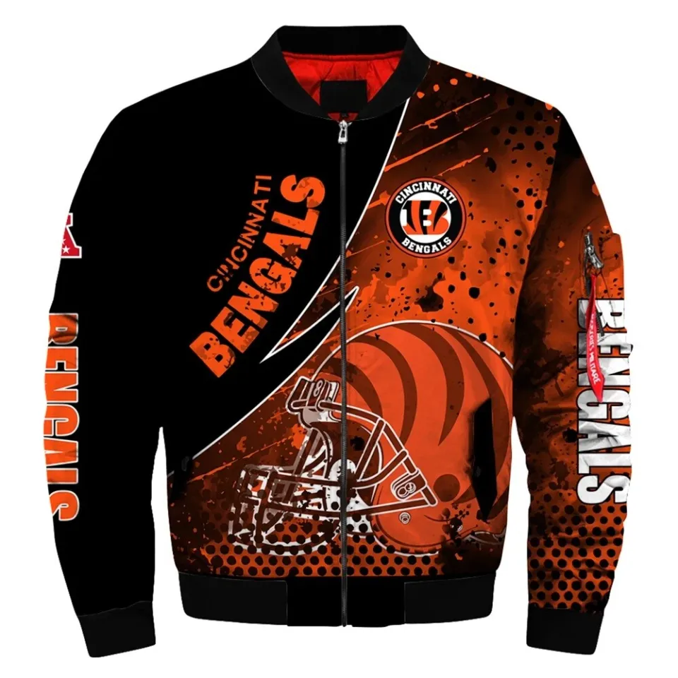 Cincinnati Bengals Men's Flight Bomber Jacket