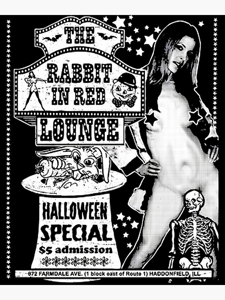 The-Rabbit-In-Red-Lounge-Halloween   Poster