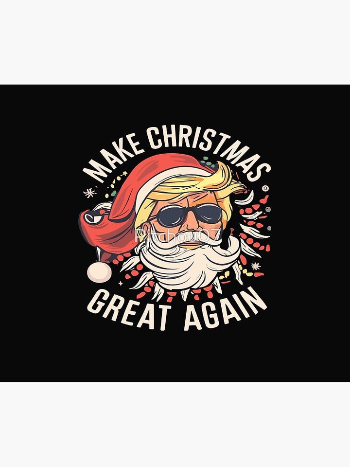 Trump Make Christmas Great Again Ugly Christmas Sweaters  Throw Blanket