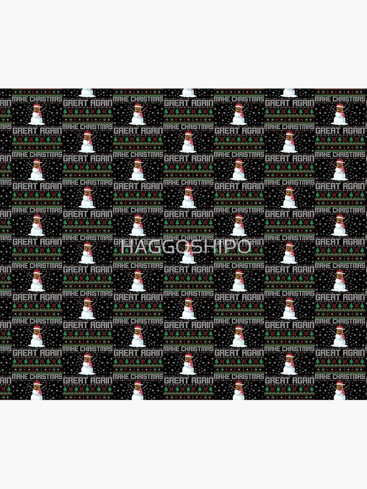 Make Christmas Great Again Throw Blanket