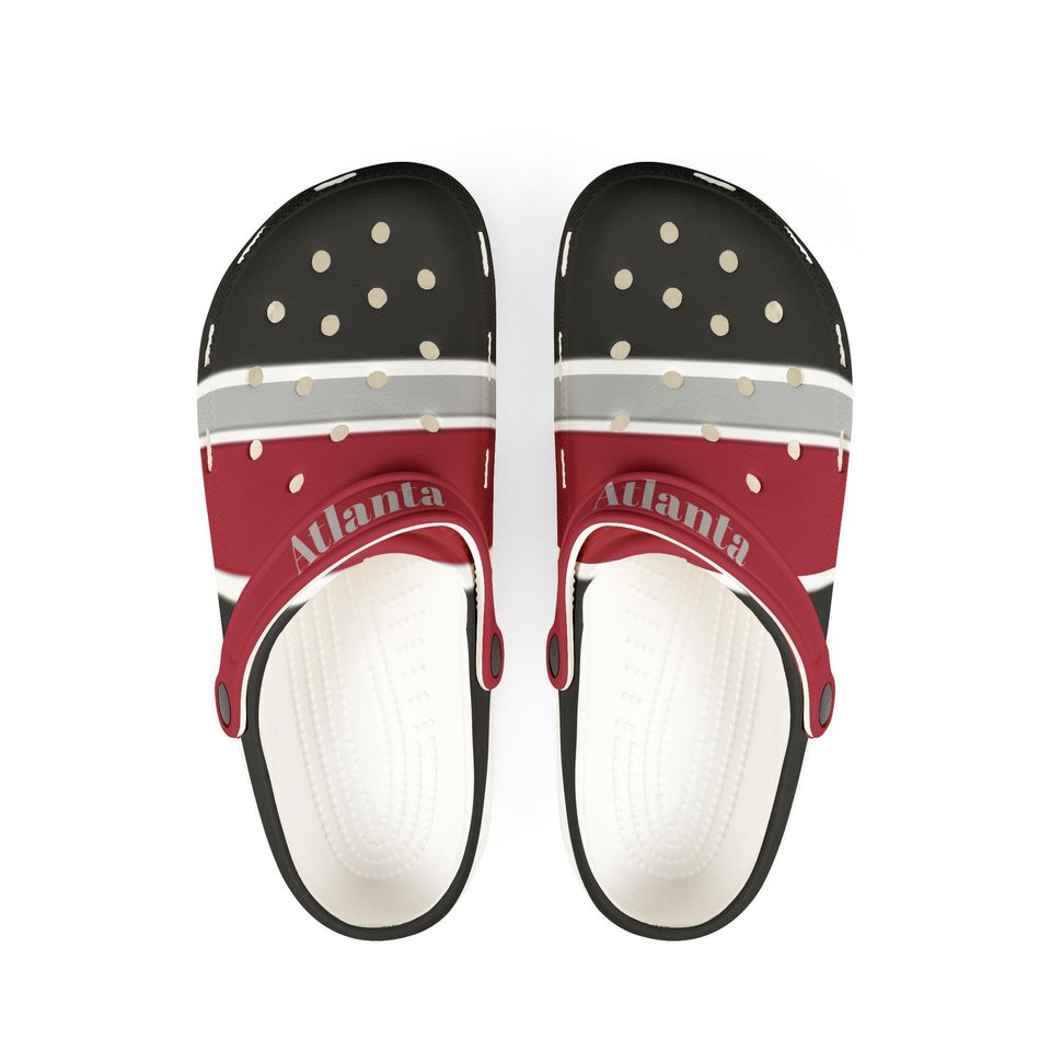 Atlanta Football Themed Clogs