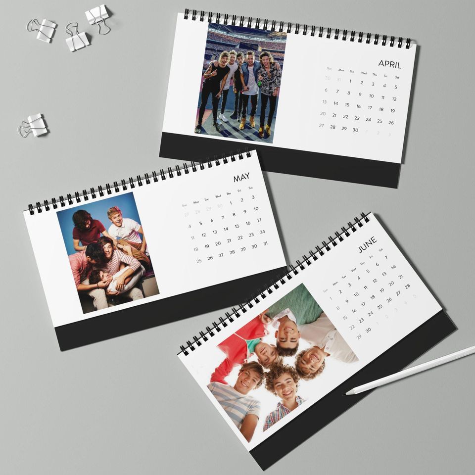 Desktop Calendar 2025  One direction