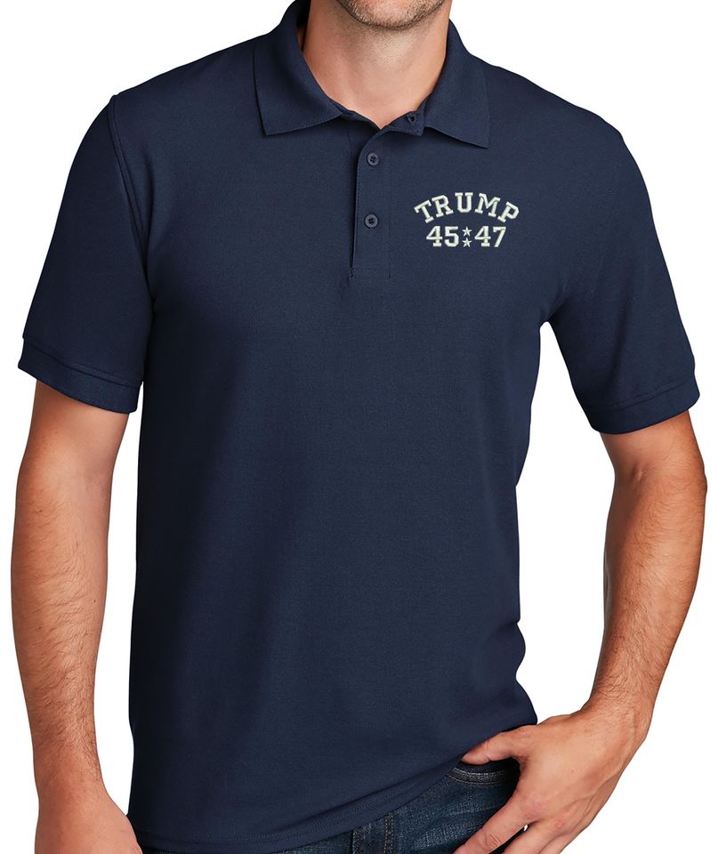 Trump 45/47 Men's Short Sleeve Polo
