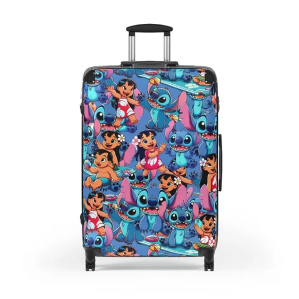 Lilo & Stitch Suitcase | Cartoon Luggage | Gift For Kids