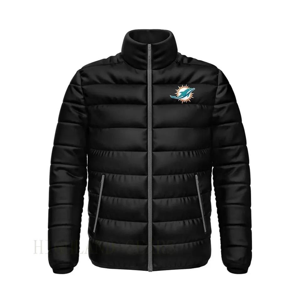 Men Miami Dolphins Puffer Jacket