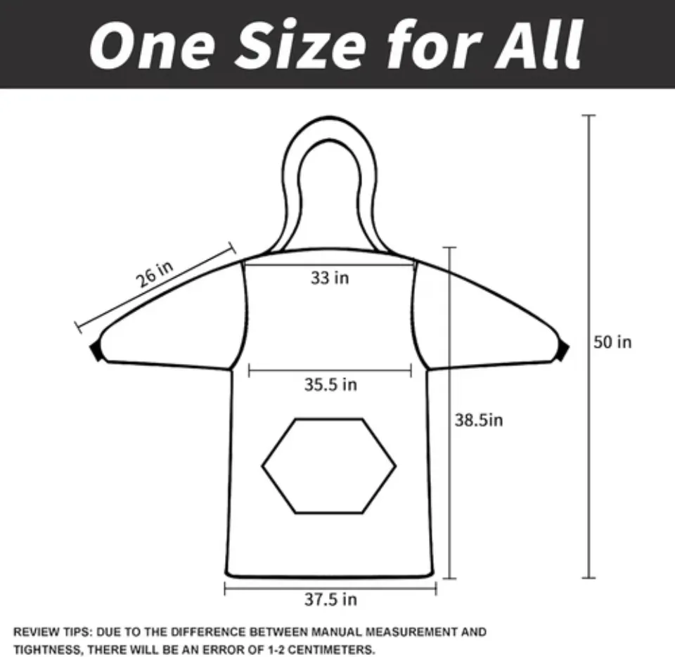 Funny Grin Christmas Wearable Blanket Hoodie for Women Men Oversized, Soft Cozy