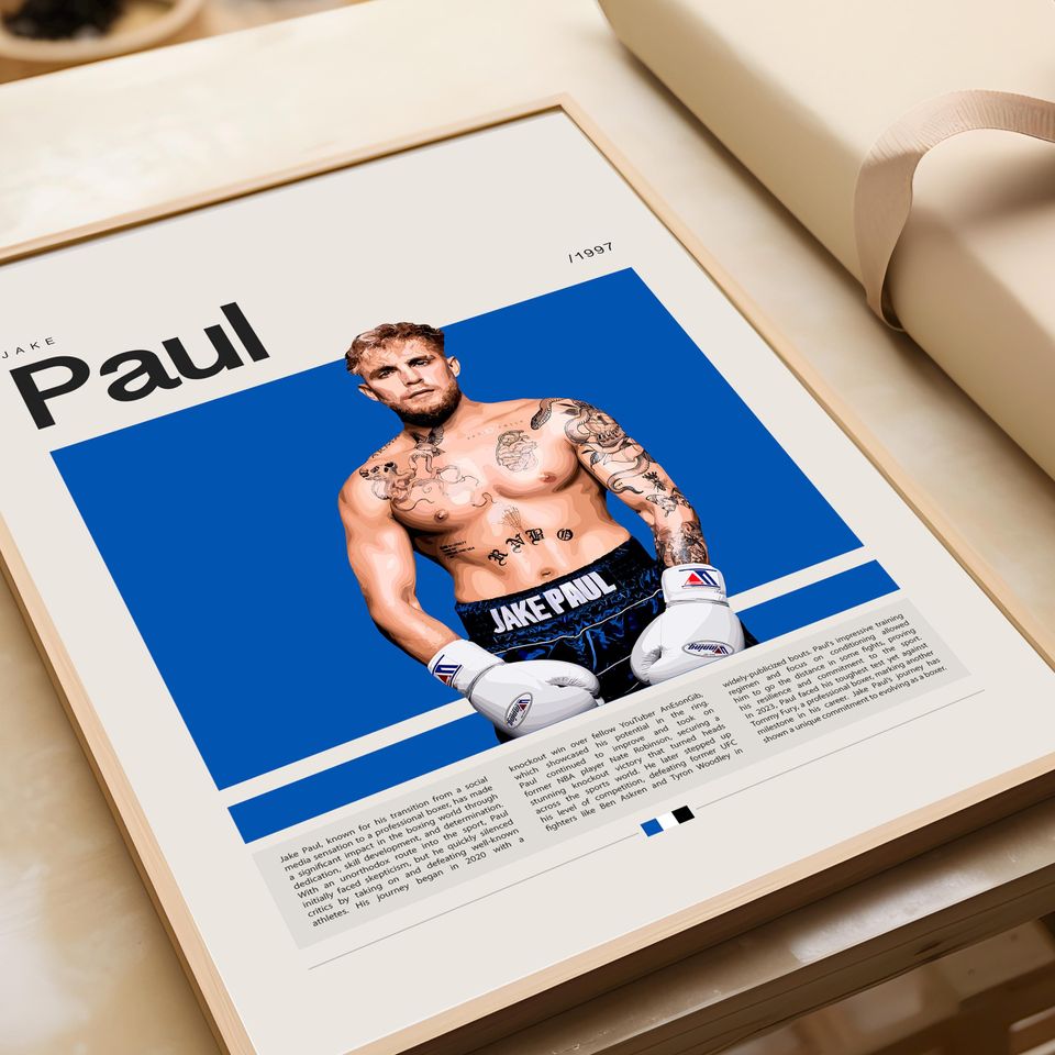 Jake Paul Poster | Boxing Poster