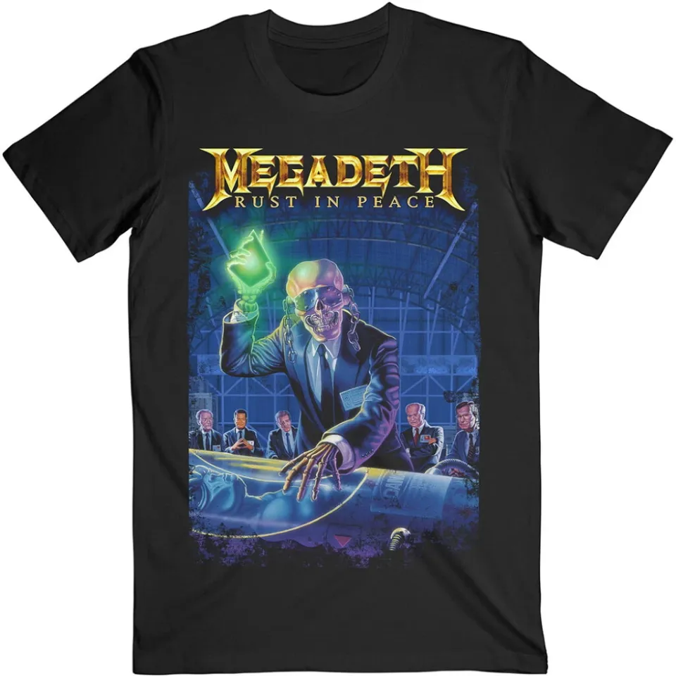Megadeth Rust In Peace 30th Anniversary Black T-Shirt