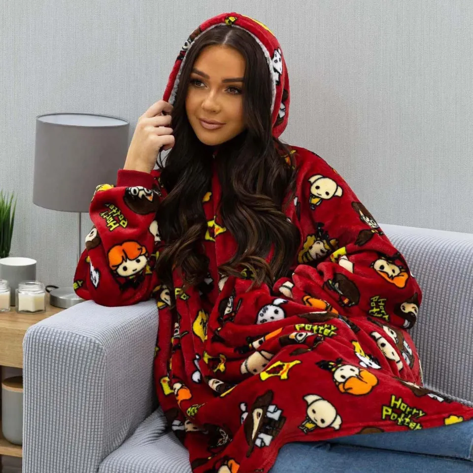 Adult Harry Potter Wearable Blanket Hoodie