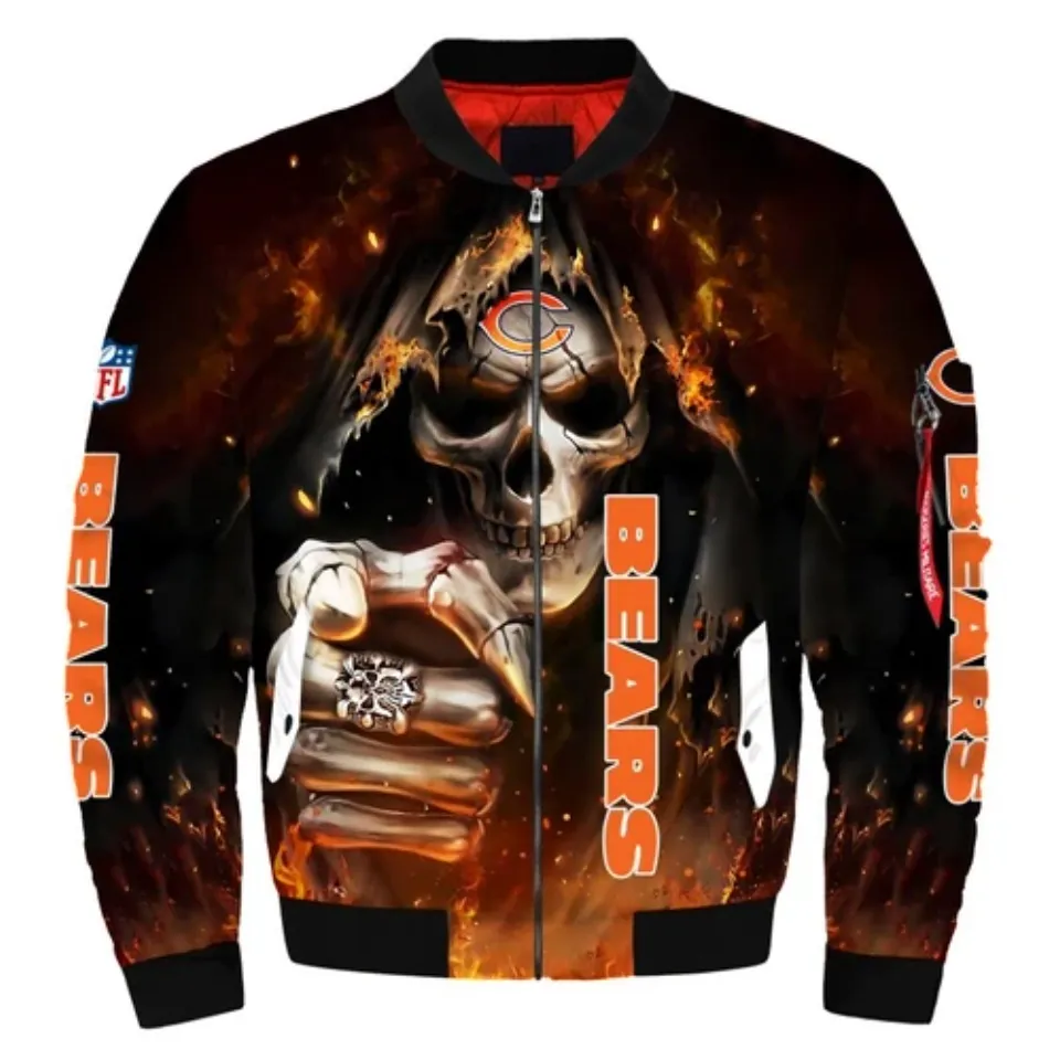 Chicago Bears Men's Flight Bomber Jacket