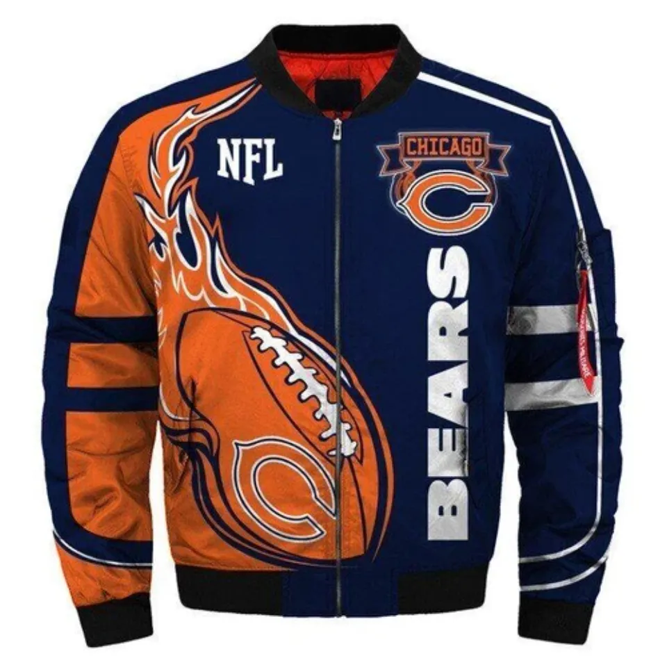 Chicago Bears Men's Flight Bomber Jacket