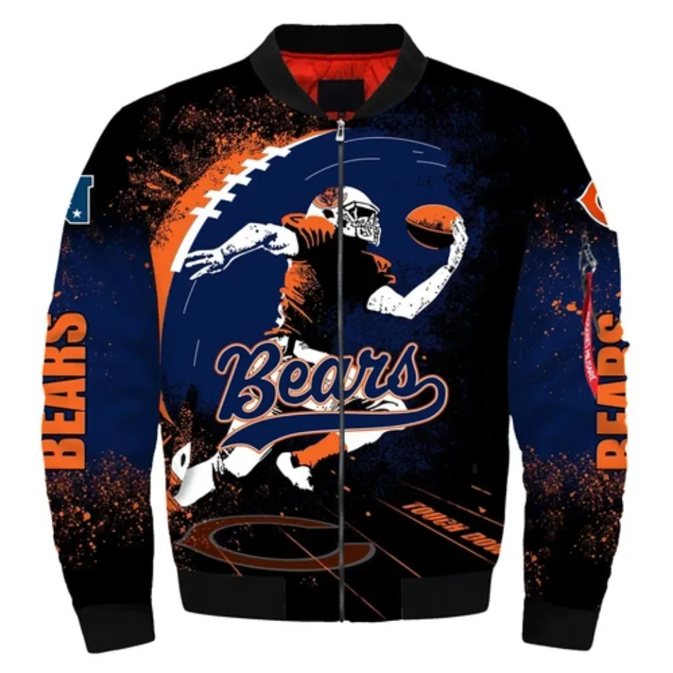 Chicago Bears Men's Flight Bomber Jacket