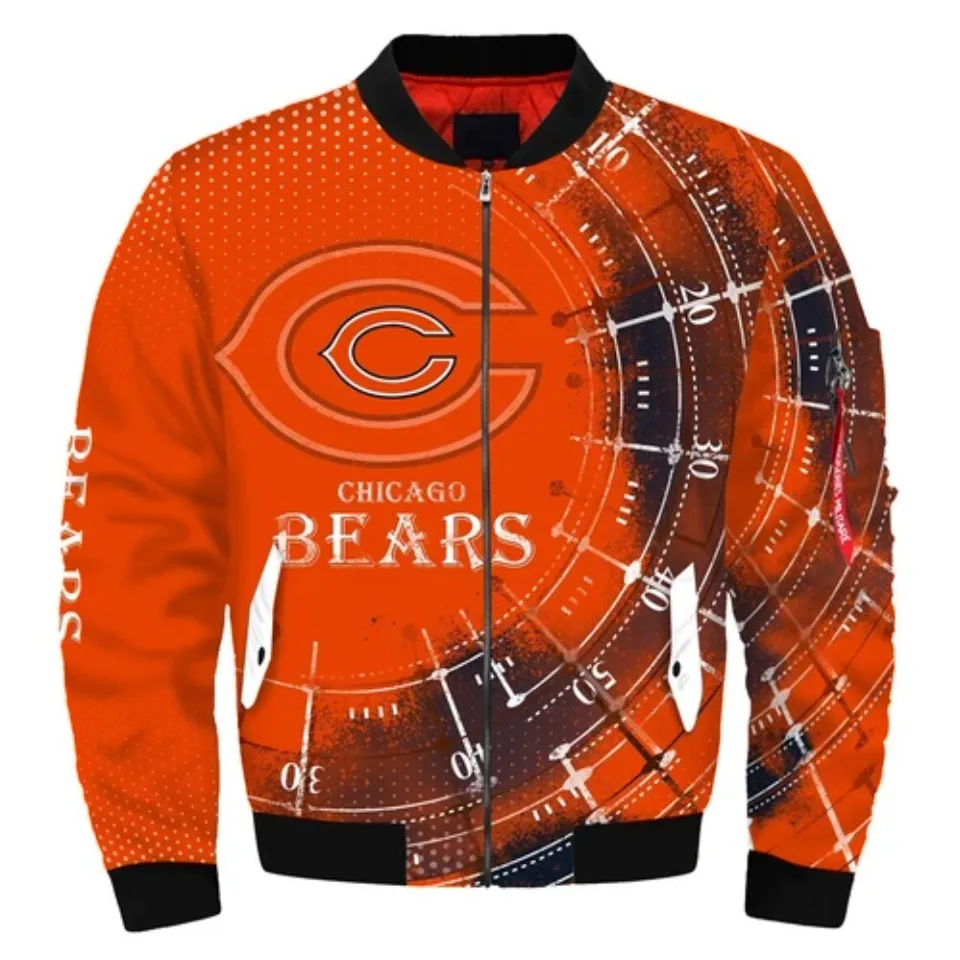 Chicago Bears Men's Flight Bomber Jacket