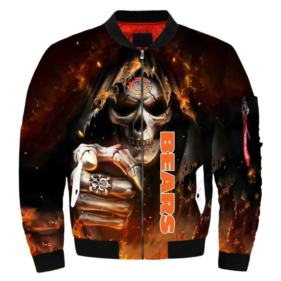 Chicago Bears Men's Flight Bomber Jacket