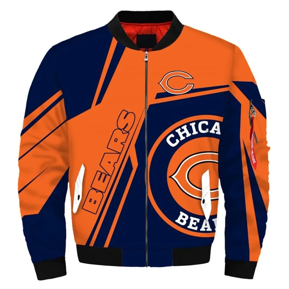 Chicago Bears Men's Flight Bomber Jacket